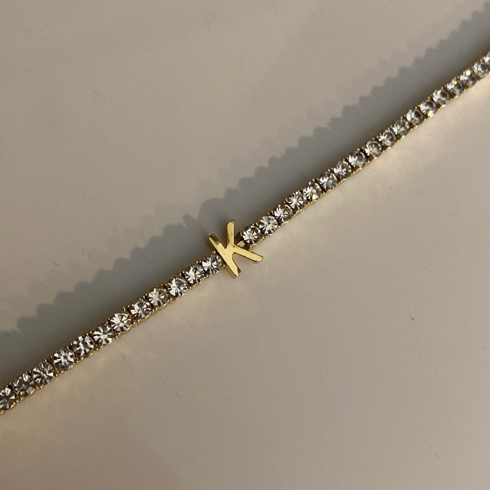 BaubleBar Tennis Bracelet with K